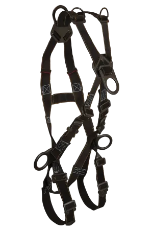 FallTech 8063B Arc Flash Nylon 4D Cross-over Climbing Full Body Harness (each)