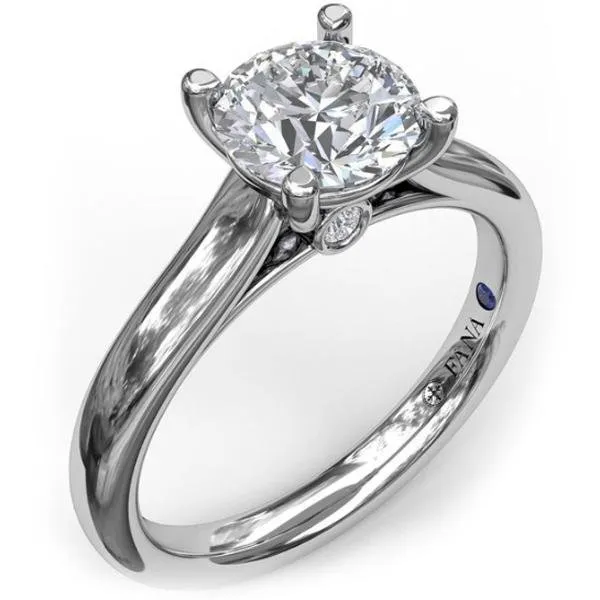 Fana Classic Solitaire With Peek A Boo Diamond