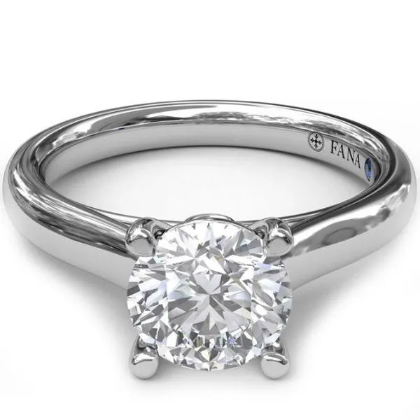 Fana Classic Solitaire With Peek A Boo Diamond