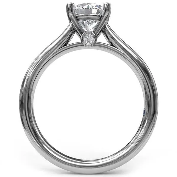 Fana Classic Solitaire With Peek A Boo Diamond