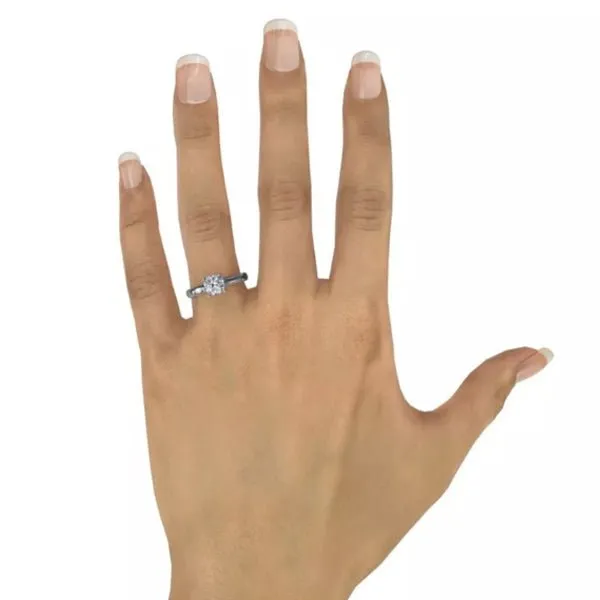 Fana Classic Solitaire With Peek A Boo Diamond