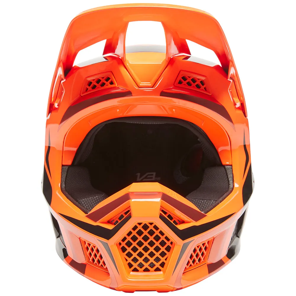 FOX V3 RS MIRER HELMET ECE [FLO ORANGE] L
