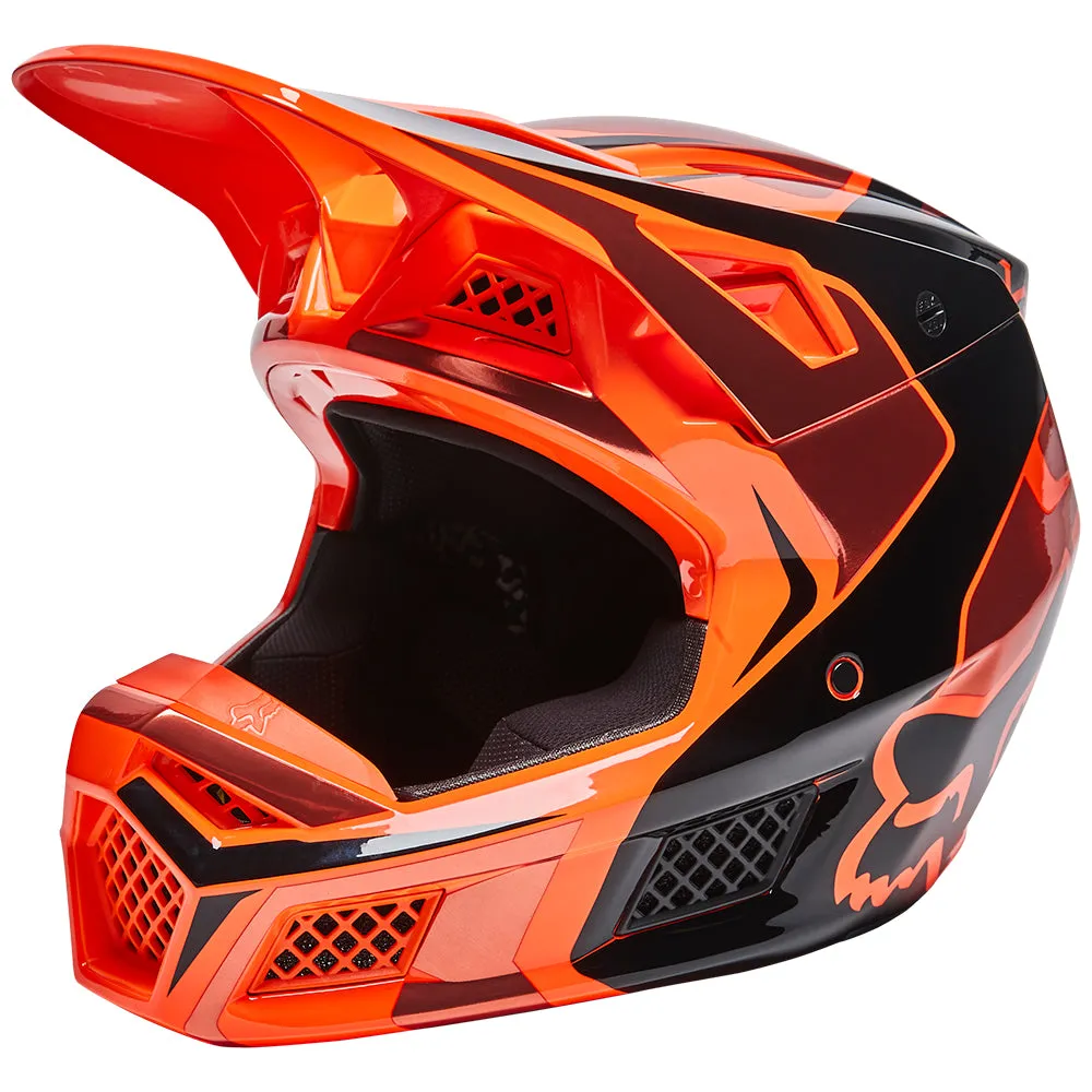 FOX V3 RS MIRER HELMET ECE [FLO ORANGE] L