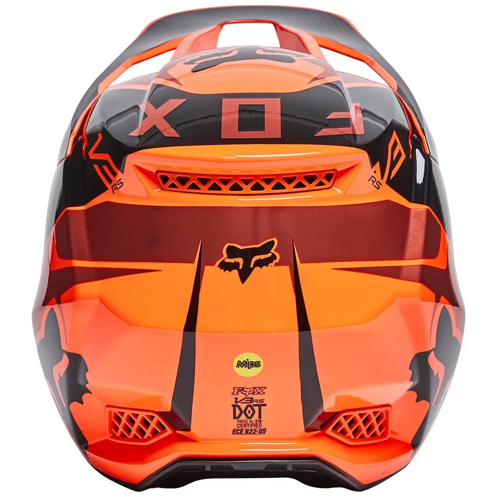 FOX V3 RS MIRER HELMET ECE [FLO ORANGE] L