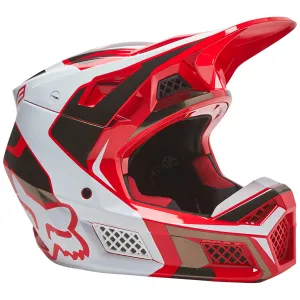 FOX V3 RS MIRER HELMET ECE [FLO RED]