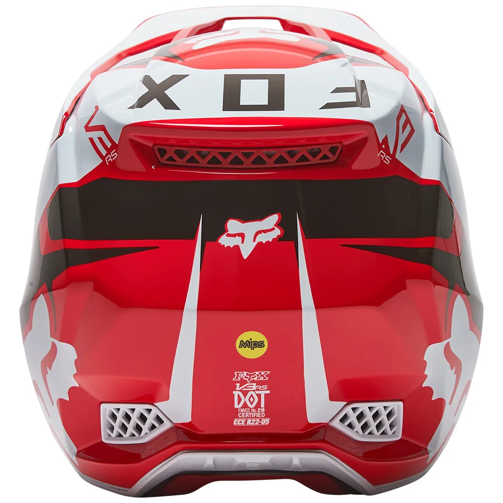 FOX V3 RS MIRER HELMET ECE [FLO RED]