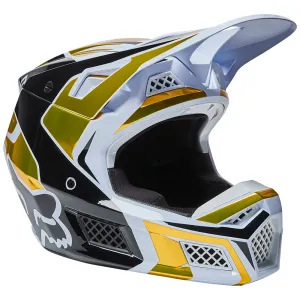 FOX V3 RS MIRER HELMET ECE [WHITE/BLACK]