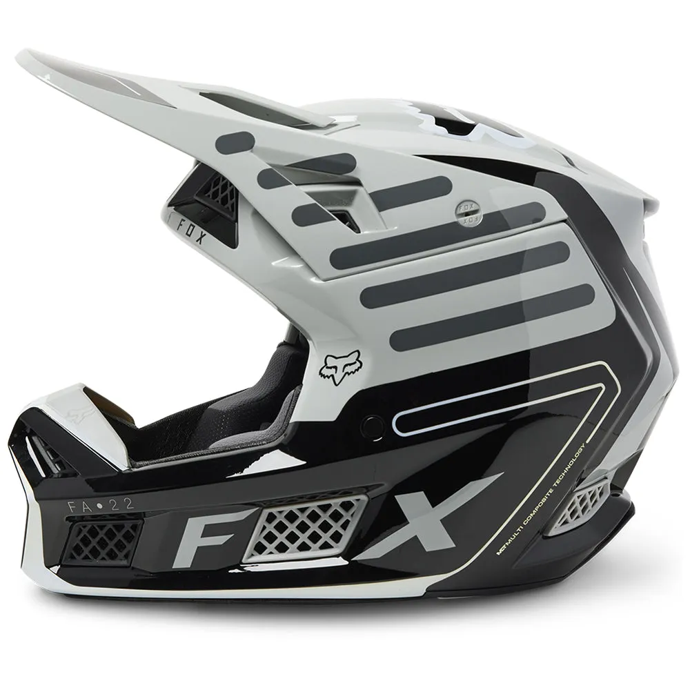 FOX V3 RS RYAKTR HELMET MIPS ECE [STEEL GREY]