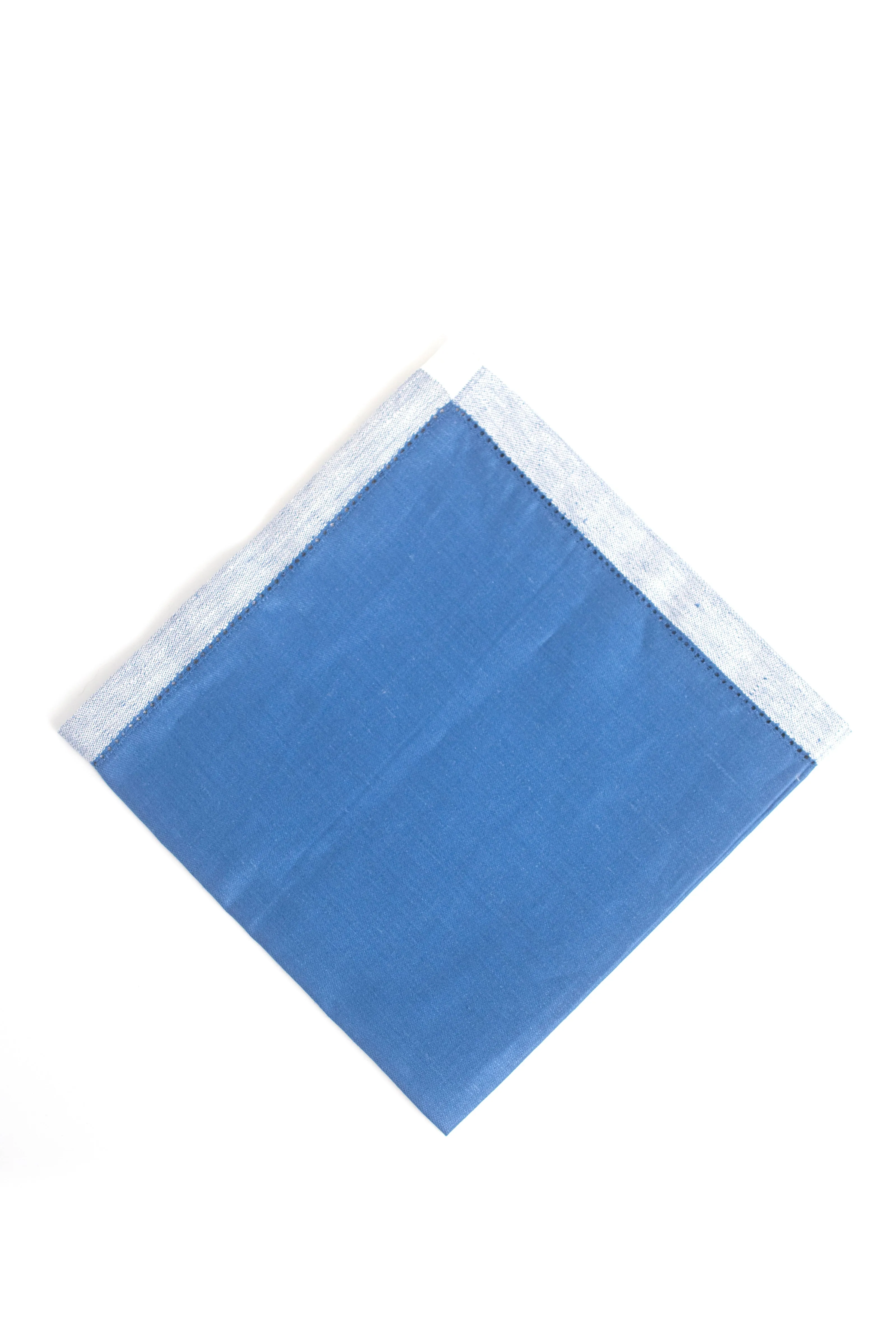 French Blue and White Linen Napkin