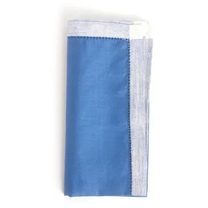 French Blue and White Linen Napkin