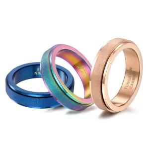 Frosted Men's Tungsten Carbide Wedding Band