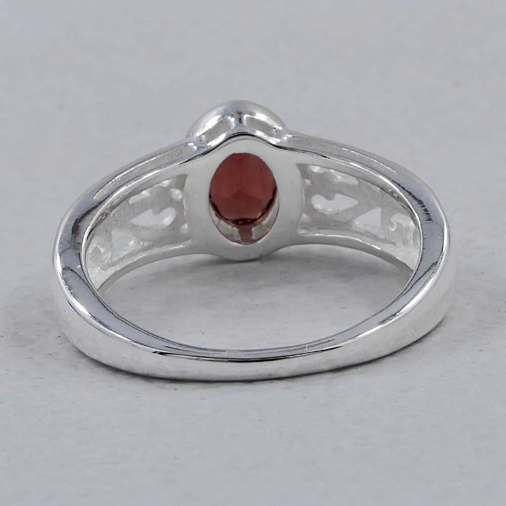 Genuine Emerald Silver Rings