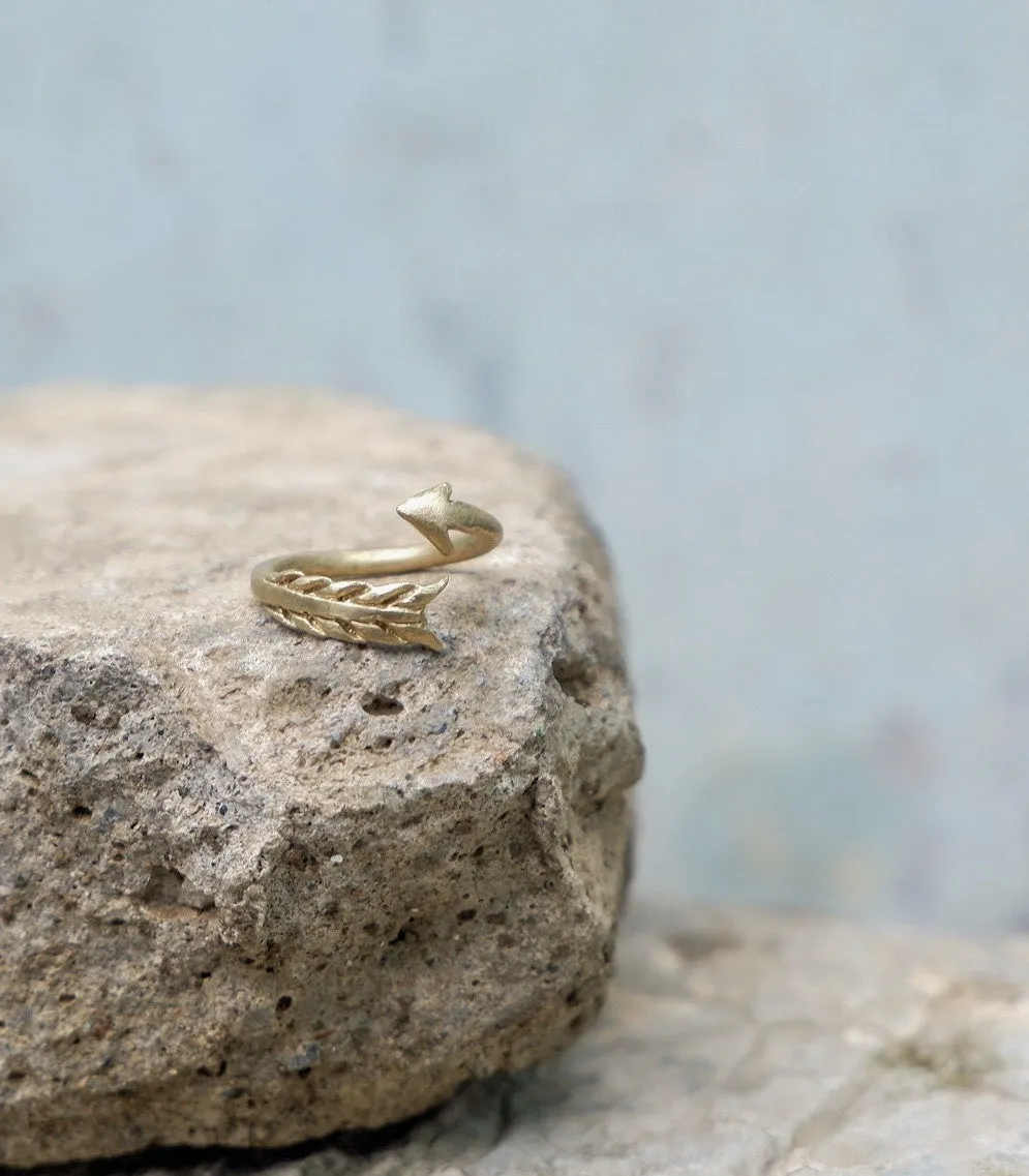 Hanak Arrow Brass Ring