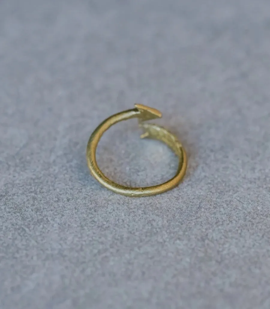 Hanak Arrow Brass Ring