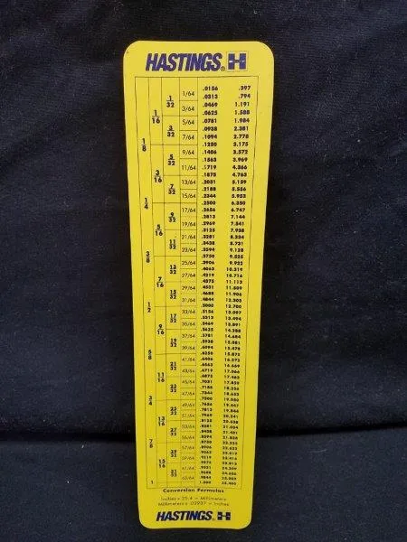 Hastings Piston Rings 12" Ruler