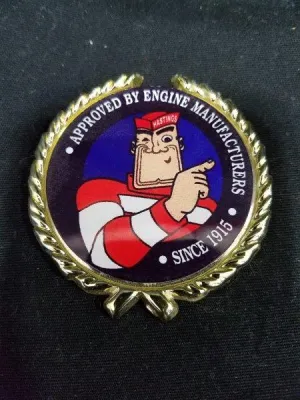 Hastings Piston Rings Approved by Engine Manufacturer Emblem