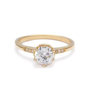 Hazeline Solitaire Ring