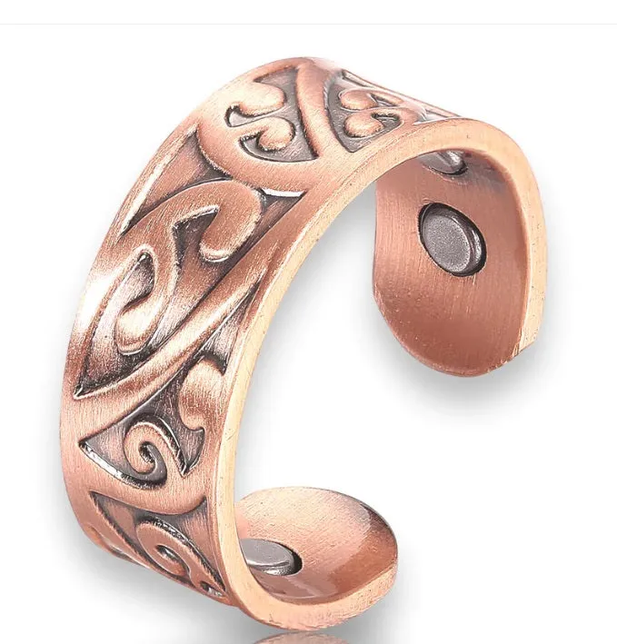 Healing Energy Magnetic 100% Copper Rings - Designed by Nita Henry