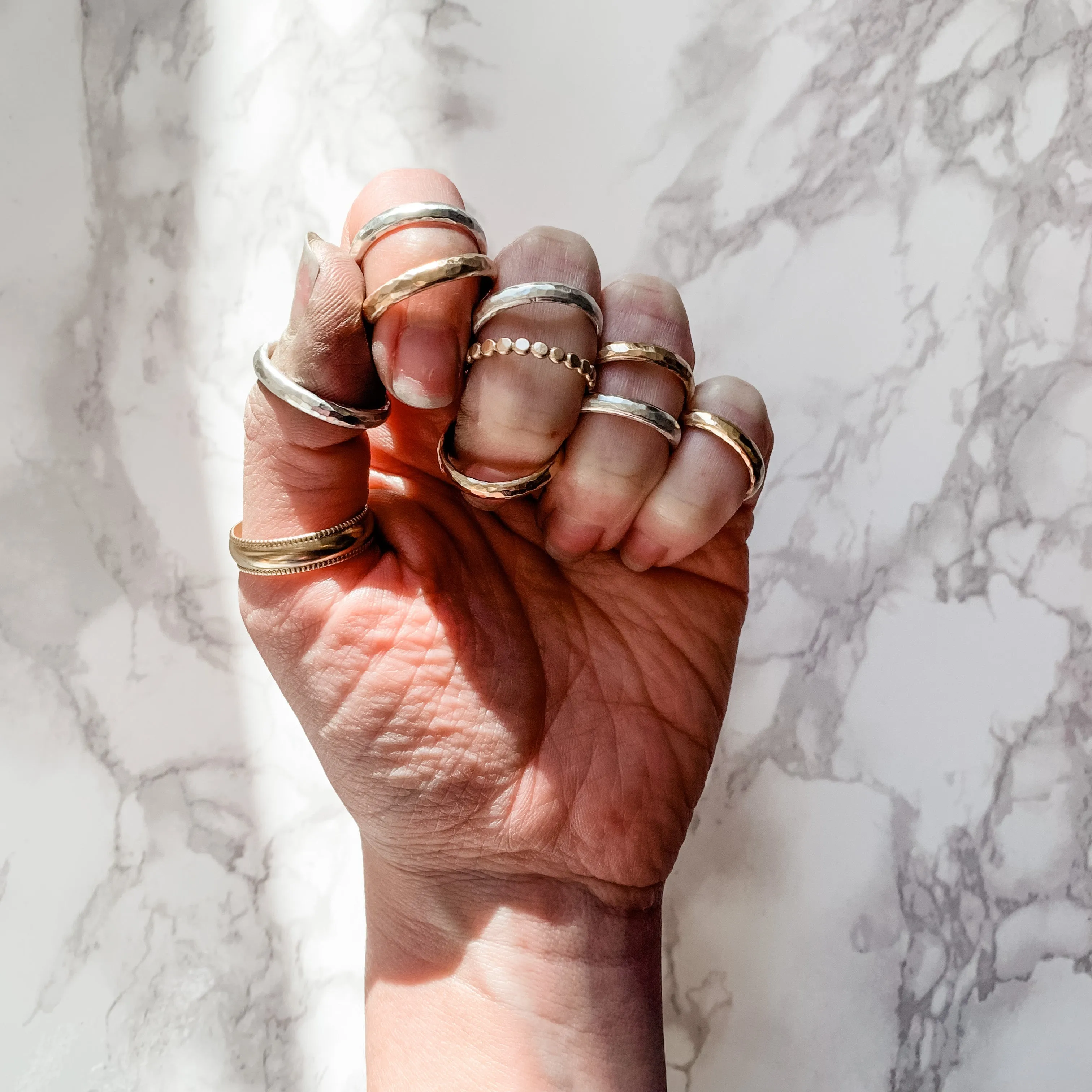 Heirloom Wide Gold Band