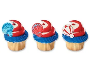 Hot Air Balloon Cupcake Rings (12 Count)