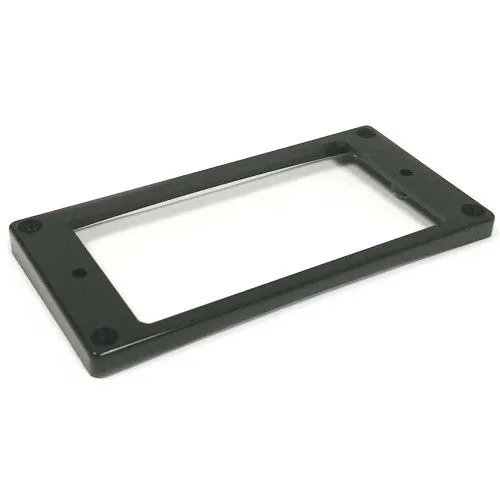 Humbucker Mounting Ring - Curved/Slanted Short - Black