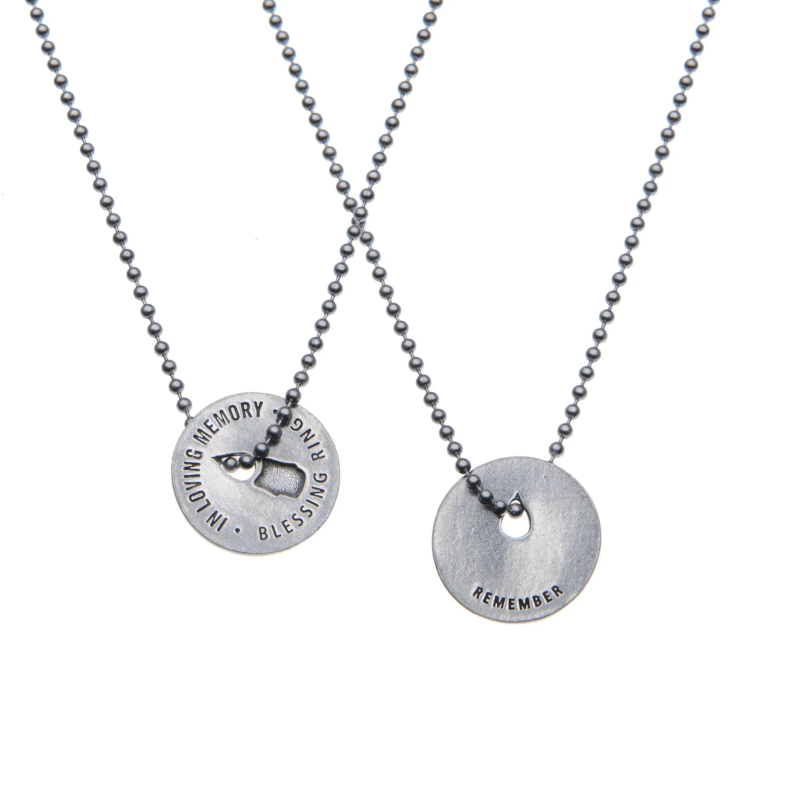 In Loving Memory Blessing Ring Charm