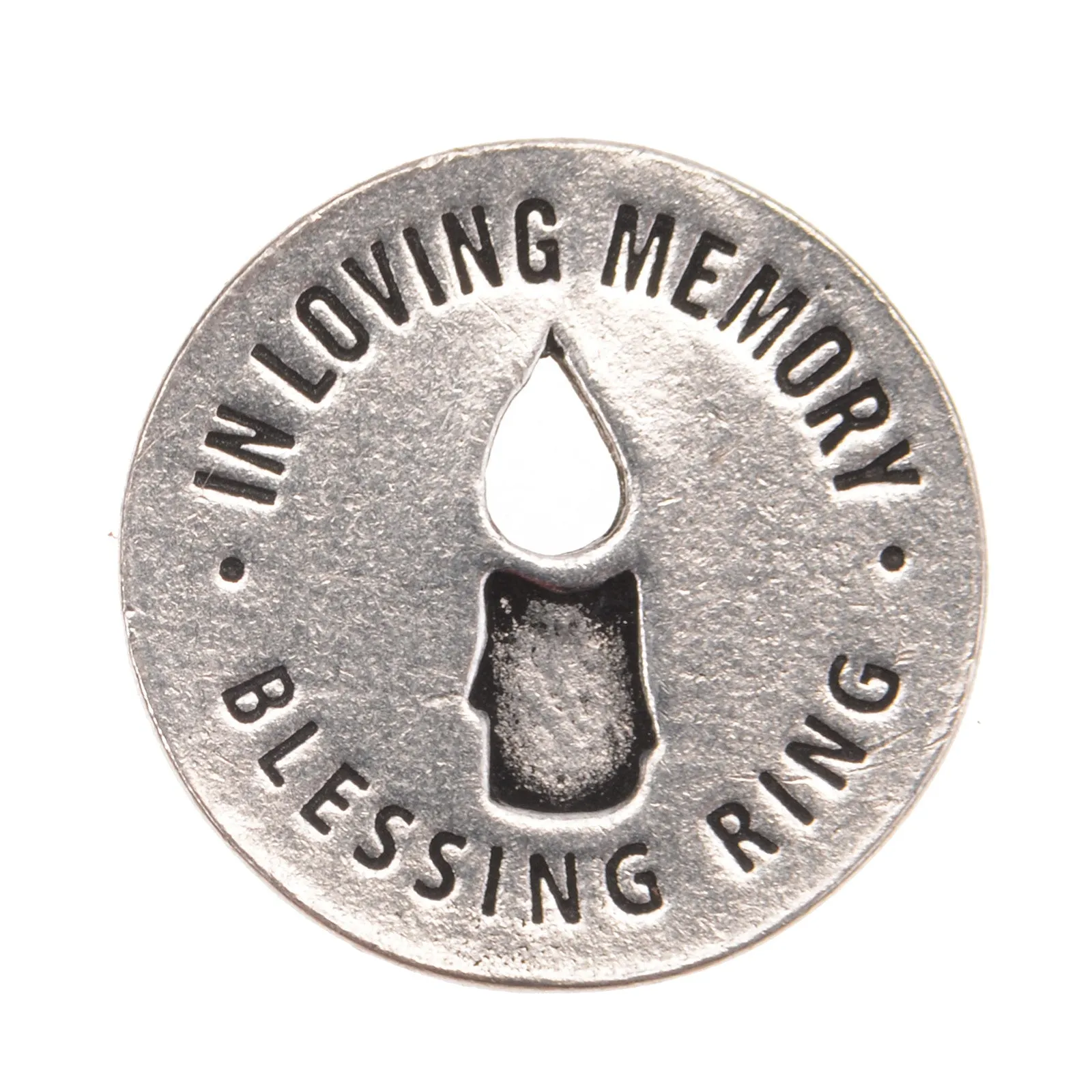 In Loving Memory Blessing Ring Charm