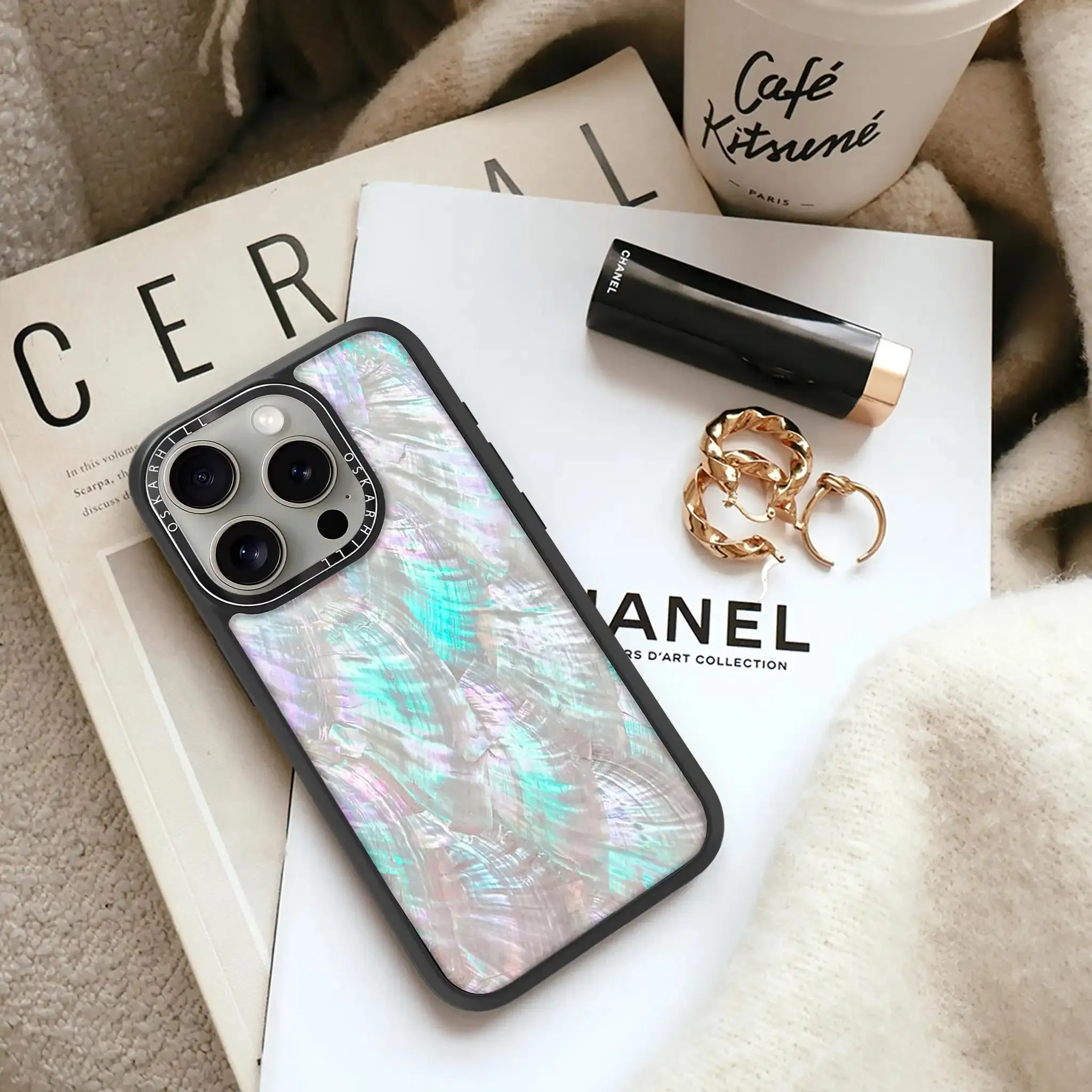 iPhone 16 Pro Case Elite — Mother of Pearl