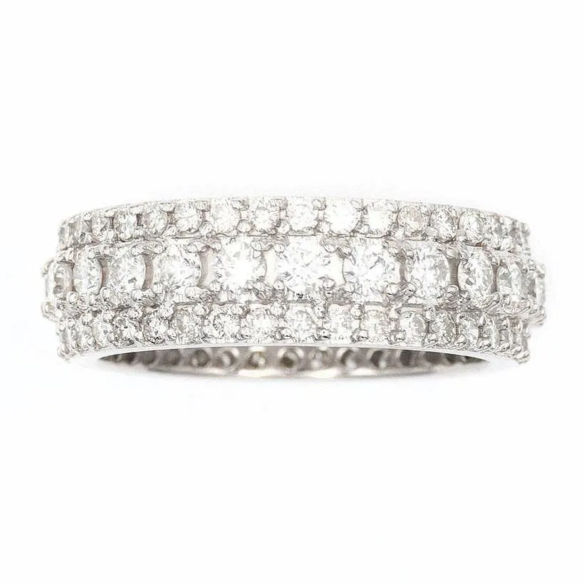 JDTK-RING1114-Triple Row Diamond Ring