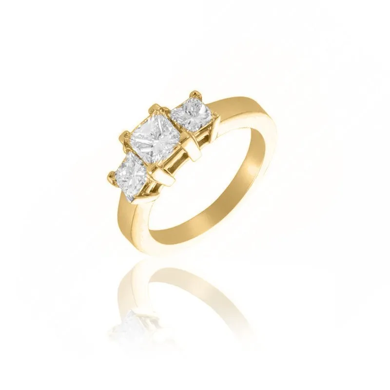 Jules 3-Stone Diamond Ring