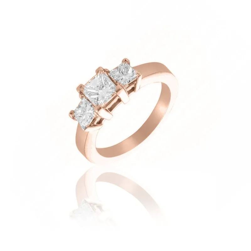 Jules 3-Stone Diamond Ring