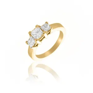 Jules 3-Stone Diamond Ring