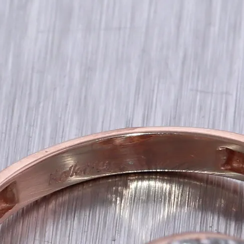 Kallati 14k Rose Gold "Heirloom" 0.50ctw Pink Sapphire & Diamond Ring