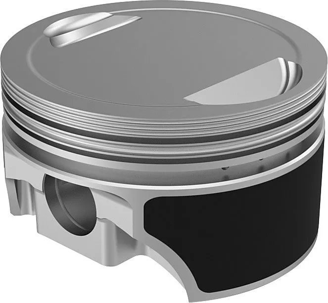 KB Performance KB925C.005 Forged Piston Kit (1200cc Conversion, Dish Top) - .005in. Oversize to 3.503in., 10.5:1 Compression