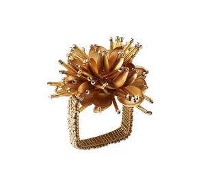 Kim Seybert Napkin Ring Starburst Gold