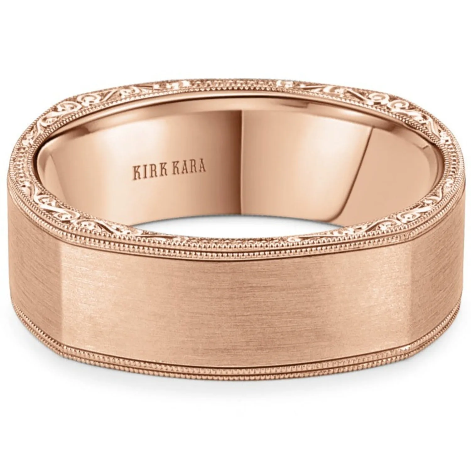 Kirk Kara "Artin" Scroll Work Wedding Band