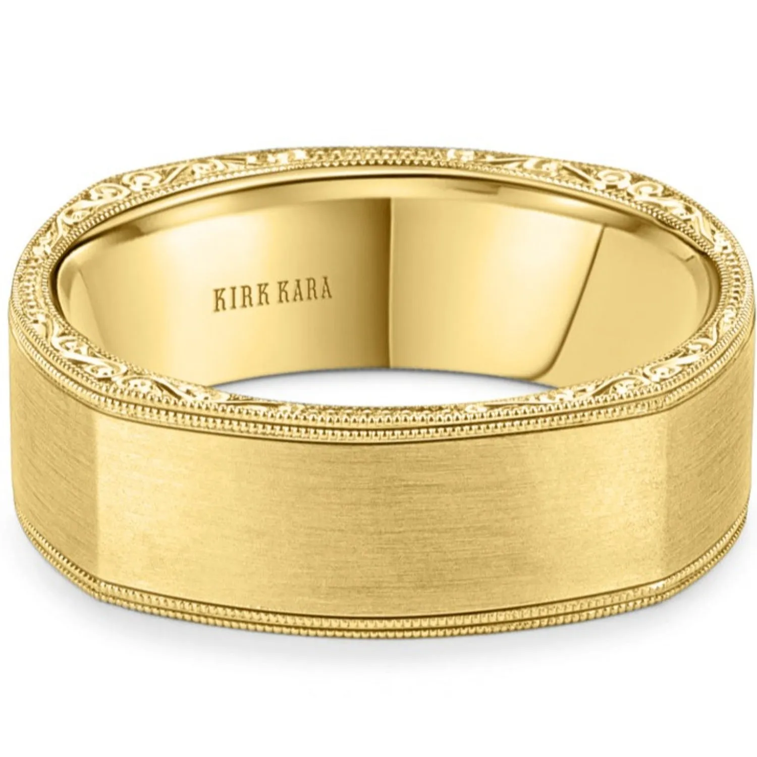 Kirk Kara "Artin" Scroll Work Wedding Band