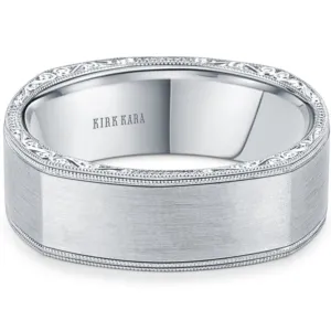 Kirk Kara "Artin" Scroll Work Wedding Band