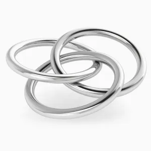 Krysaliis Silver Plated Baby Rattle - 3 Ring
