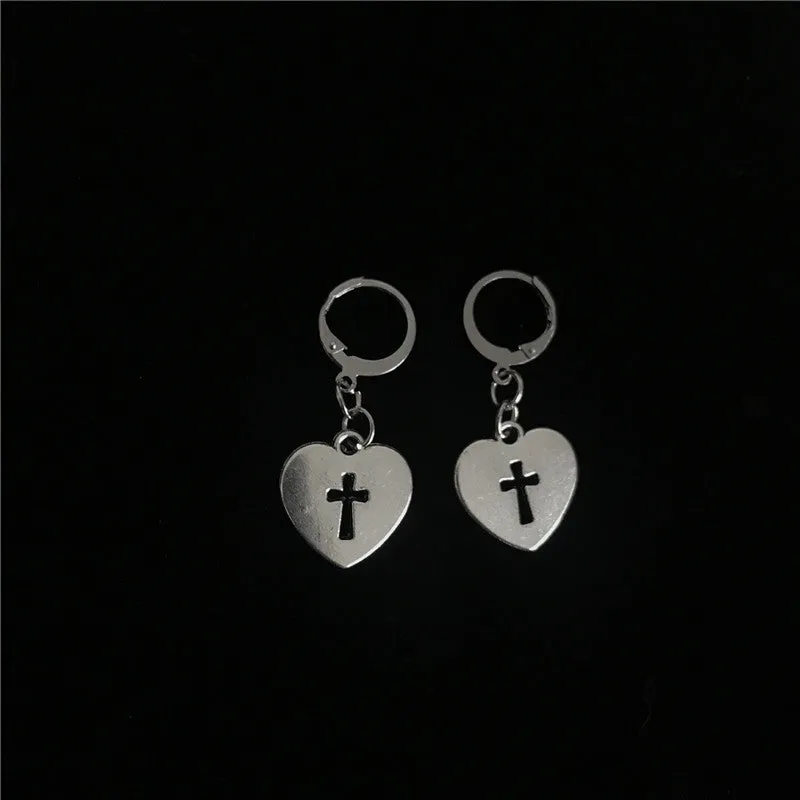 Love Cross Earrings EV4163