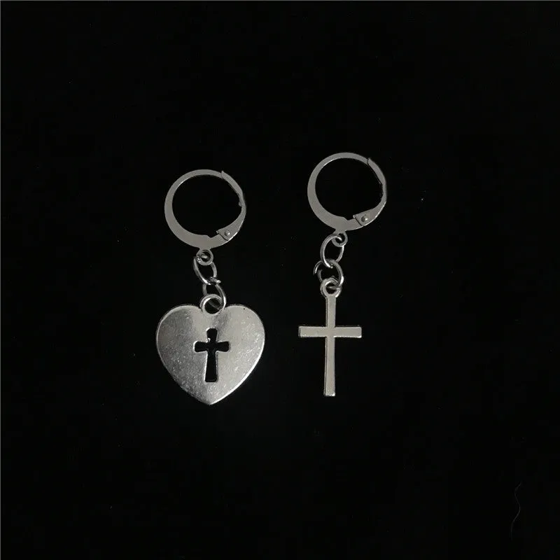 Love Cross Earrings EV4163
