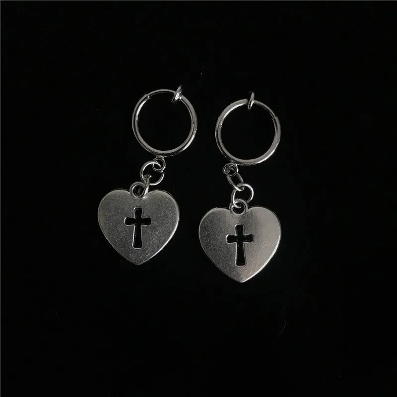 Love Cross Earrings EV4163