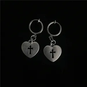 Love Cross Earrings EV4163