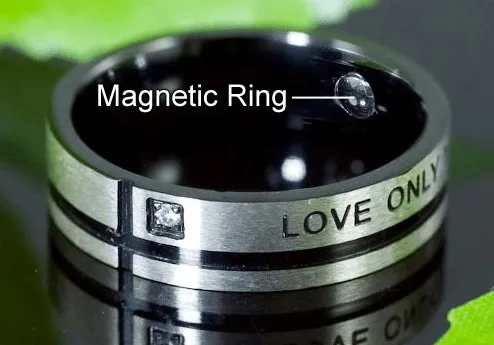 Love Only You Created Diamond Magnetic Mens Ring