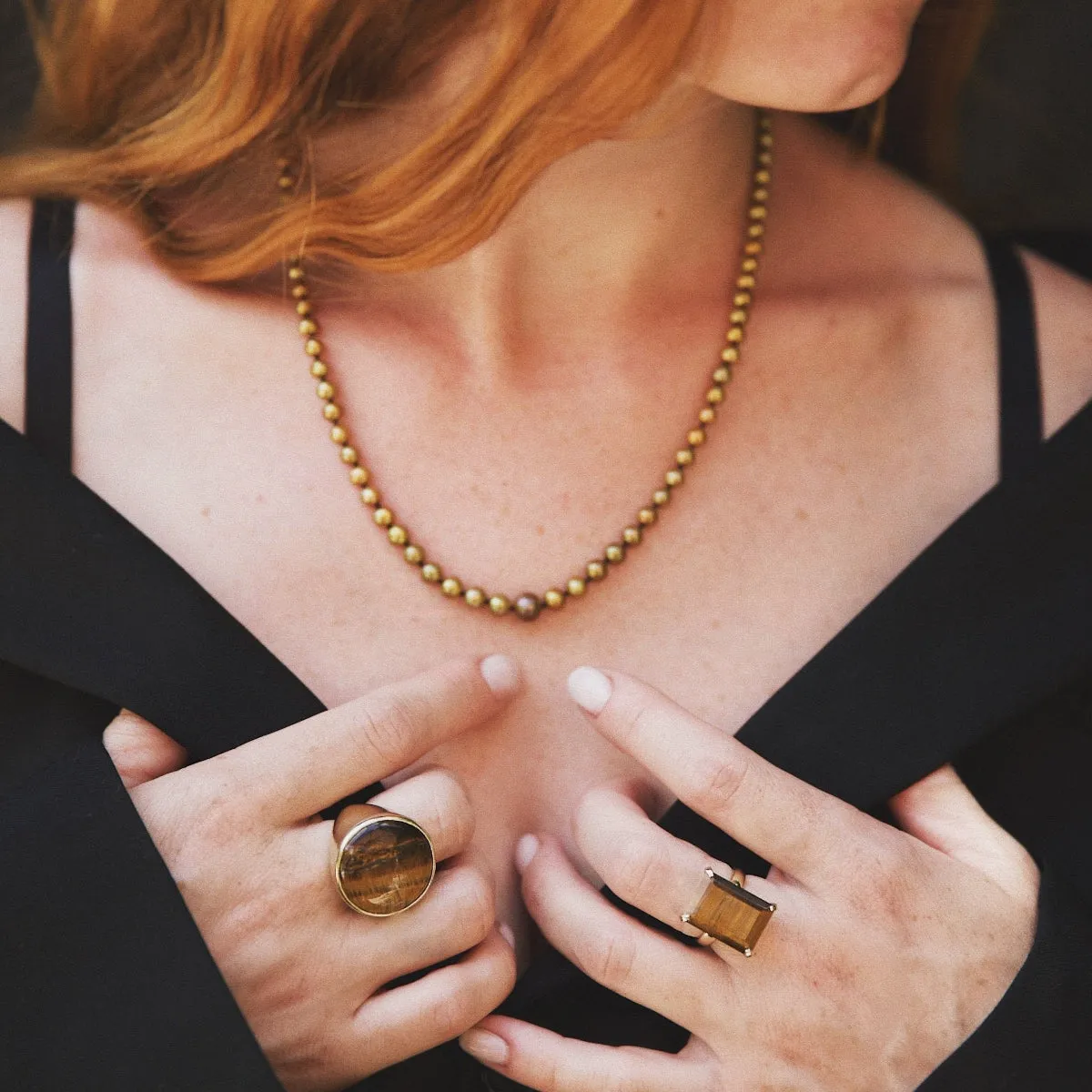 Lucent Tiger's Eye Ring