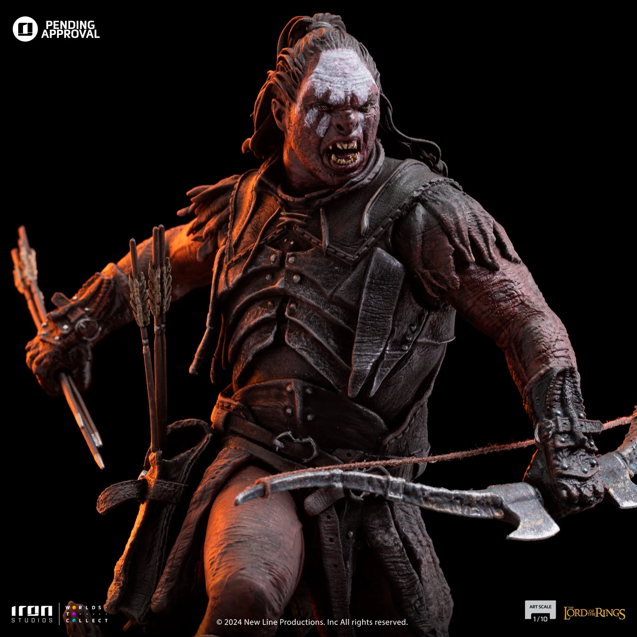 Lurtz Uruk-Hai Leader LOTR 1/10 Scale Statue
