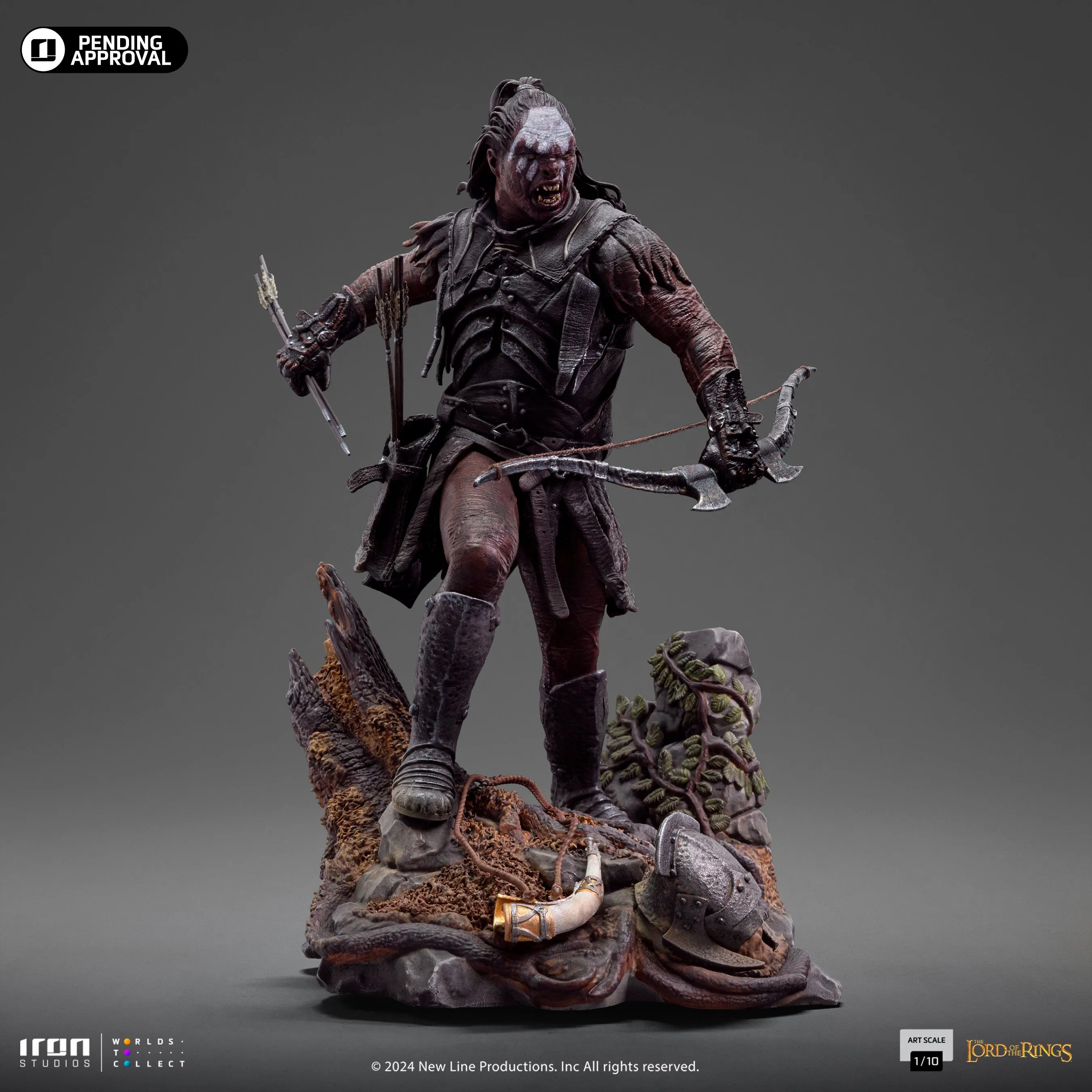 Lurtz Uruk-Hai Leader LOTR 1/10 Scale Statue