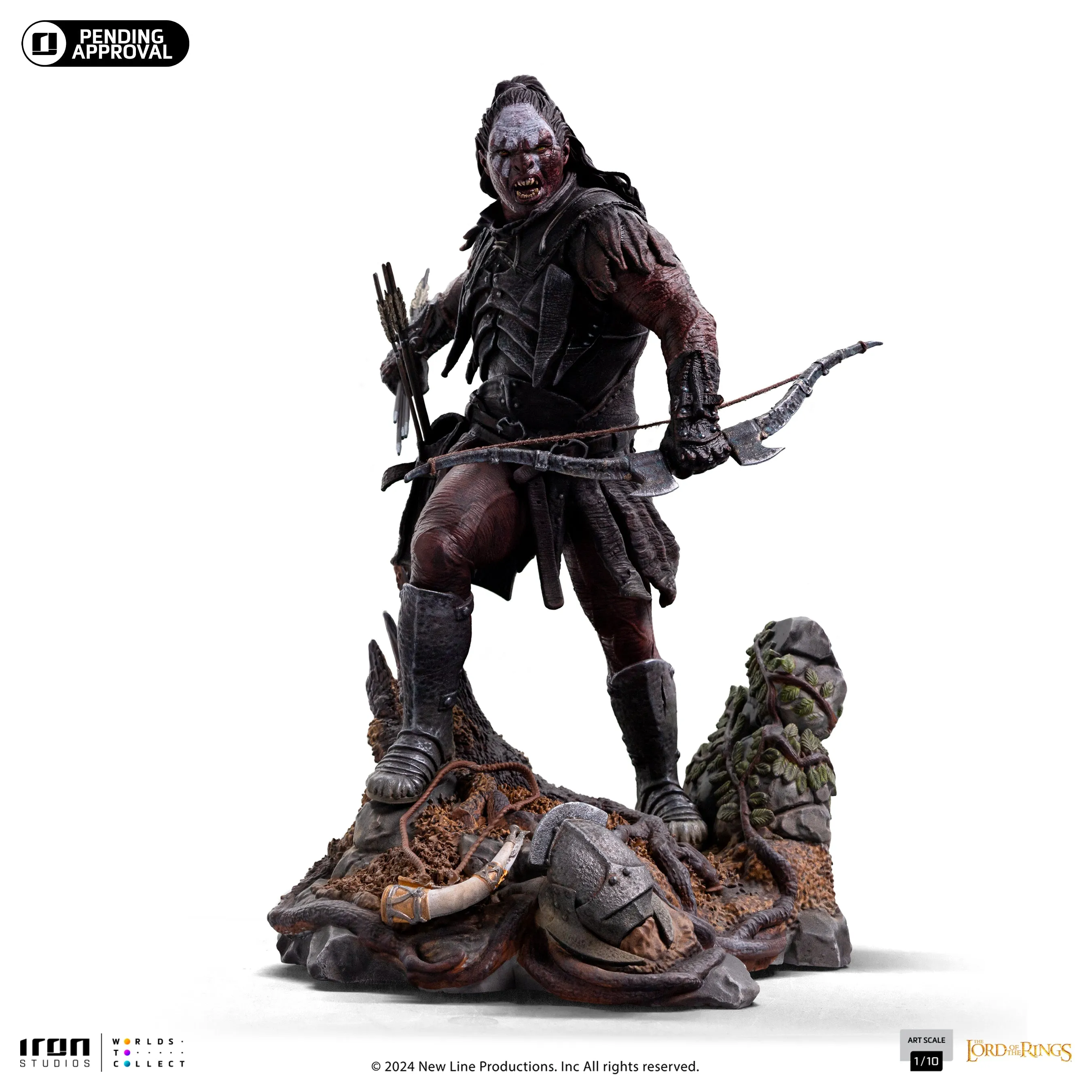 Lurtz Uruk-Hai Leader LOTR 1/10 Scale Statue