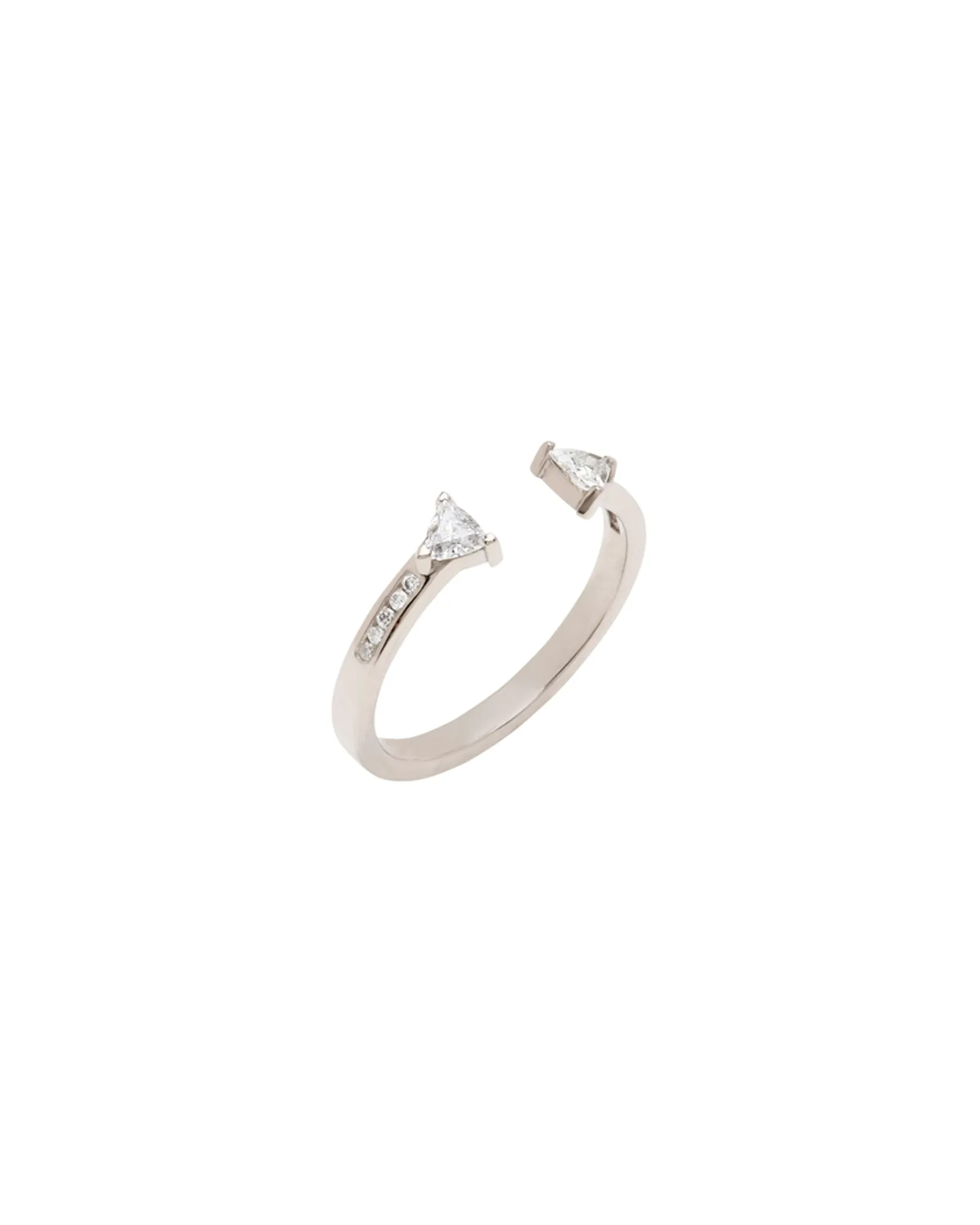 Magnetic Band White Gold or Platinum