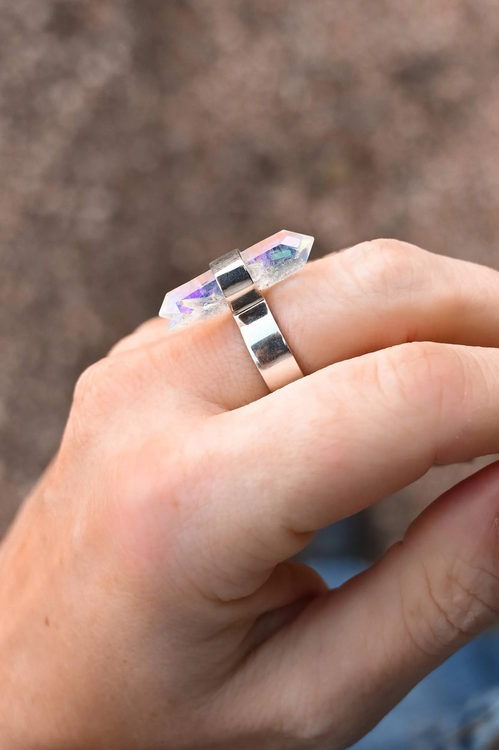 Magnetic Energy Angel Aura Ring